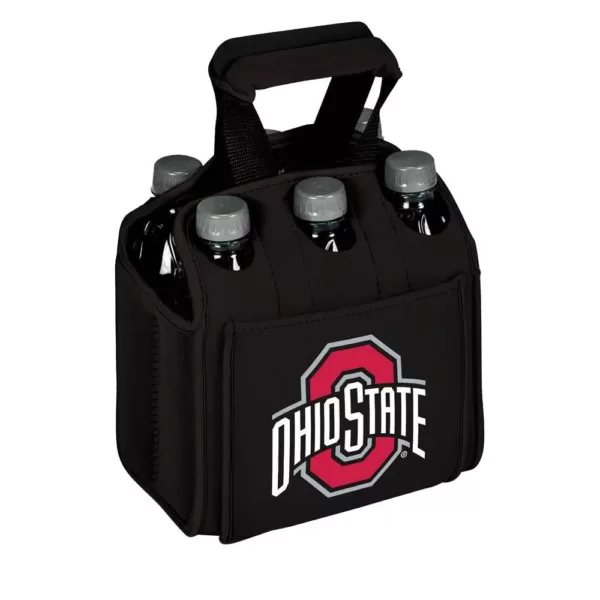 Picnic Time Ohia State University Buckeyes 6-Bottles Black Beverage Carrier