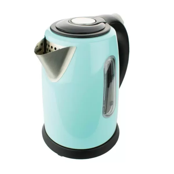 Brentwood Appliances 4-Cup Blue Stainless Steel Cordless Electric Kettle