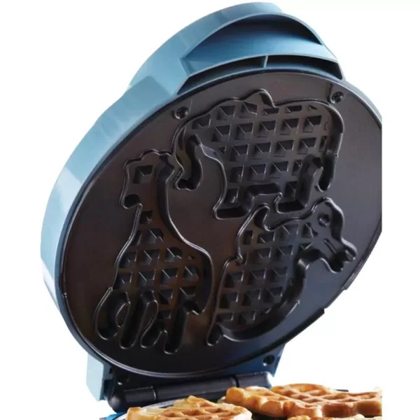 Brentwood Appliances Blue Animal-Shapes Waffle Maker