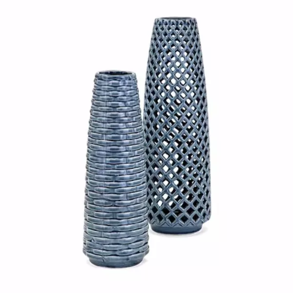 IMAX Nasrin Blue Medium Vase