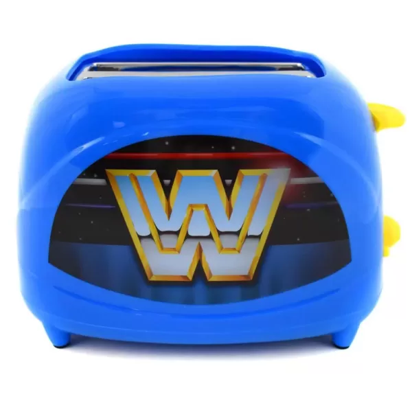 Uncanny Brands Blue WWE Retro Two-Slice Toaster -- 600 Watts