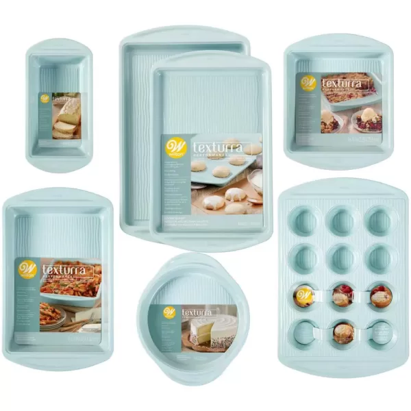 Wilton Texturra Performance 7-Piece Non-Stick Textured Bakeware Set