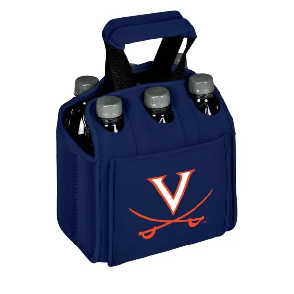 Picnic Time University of Virginia Cavaliers 6-Bottles Navy Beverage Carrier