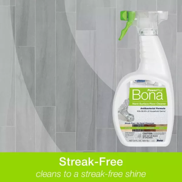 Bona PowerPlus 32 oz. Antibacterial Hard-Surface Floor Cleaner