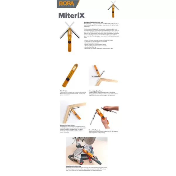 BORA Miterix Angle Duplicating Miter Tool