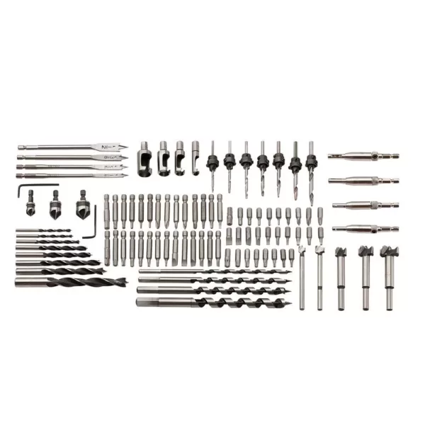 BORA Steel Screwdriver Drill Bit Set (96-Piece)