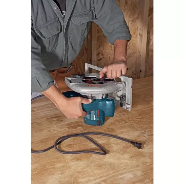 Bosch 15 Amp 7-1/4 in. Corded Circular Saw with 24-Tooth Carbide Blade