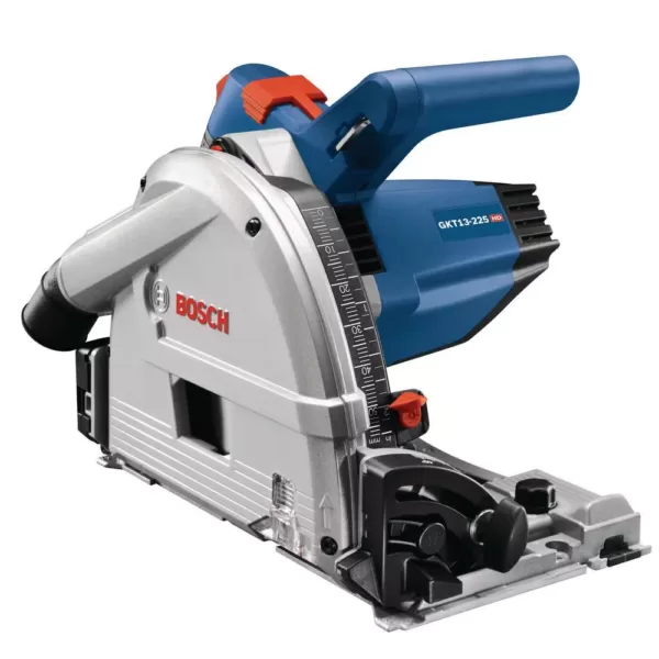 Bosch 6-1/2 in. 13 Amp Corded Track Saw with Free 63 in. Aluminum Tracks and Carrying Bag