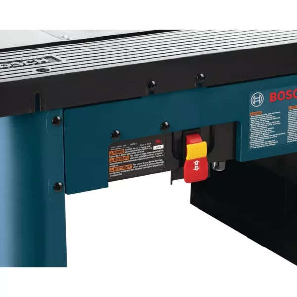 Bosch 15 Amp Corded 27 in. x 18 in. Aluminum Router Table with Bonus 12 Amp Corded 2.25 HP Variable Speed Fixed-Base Router