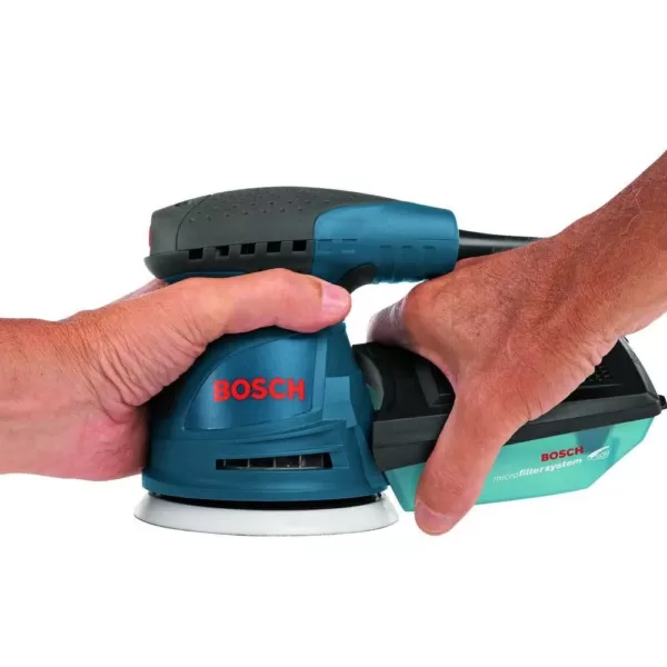 Bosch 2.5 Amp 5 in. Corded Variable Speed Random Orbital Sander/Polisher Kit with Carrying Bag