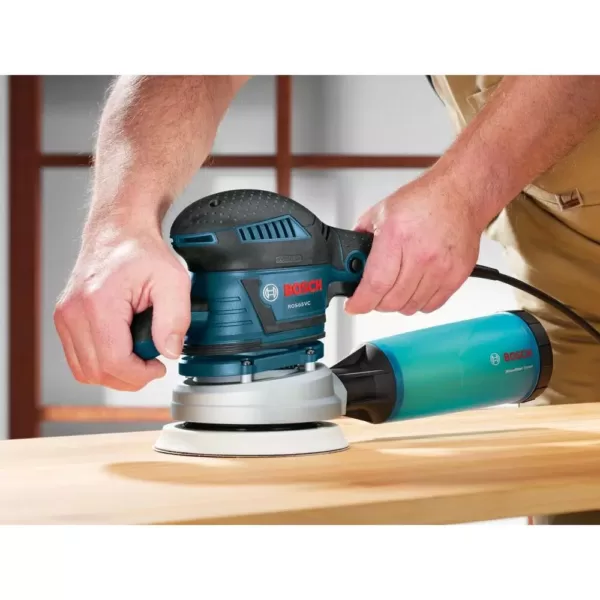 Bosch 3.3 Amp Corded 5 in. Variable Speed Random Orbital Sander/Polisher with Vibration Control