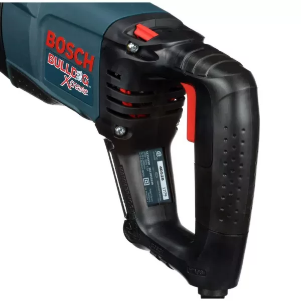 Bosch 8 Amp Corded 1 in. SDS-Plus Bulldog Xtreme Concrete/Masonry Variable Speed Rotary Hammer with Dust Shroud