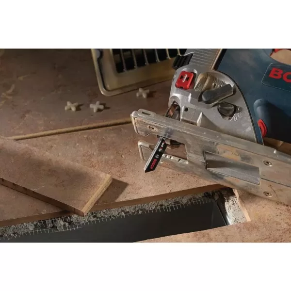 Bosch 3-1/4 in. Diamond Grit T-Shank Jig Saw Blade for Sawing through Hard Tile, Porcelain, Granite, Slate, and Limestone