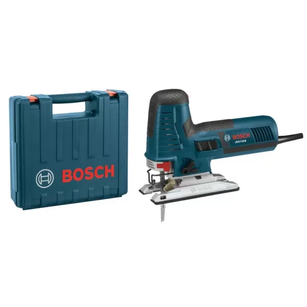 Bosch 7.2 Amp Corded Variable Speed Barrel-Grip Jig Saw Kit with Assorted Blades and Carrying Case