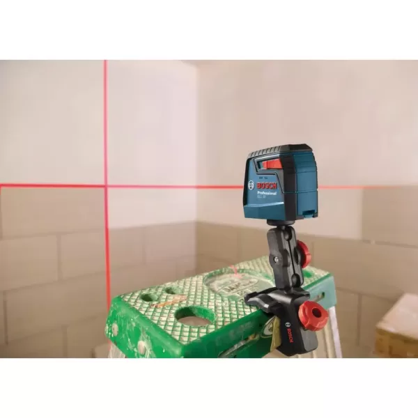 Bosch 30 ft. Factory Reconditioned Self Leveling Cross Line Laser Level Kit