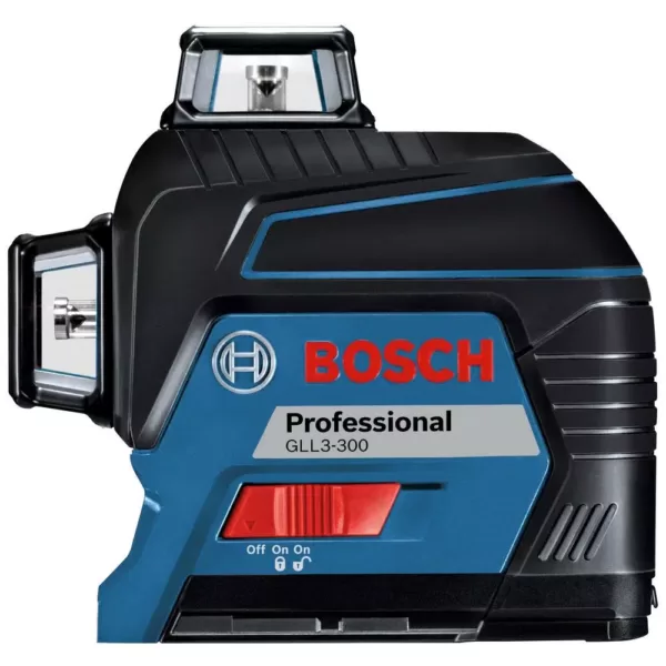 Bosch 300 ft. 360-Degree Three-Plane Leveling and Alignment-Line Laser Level