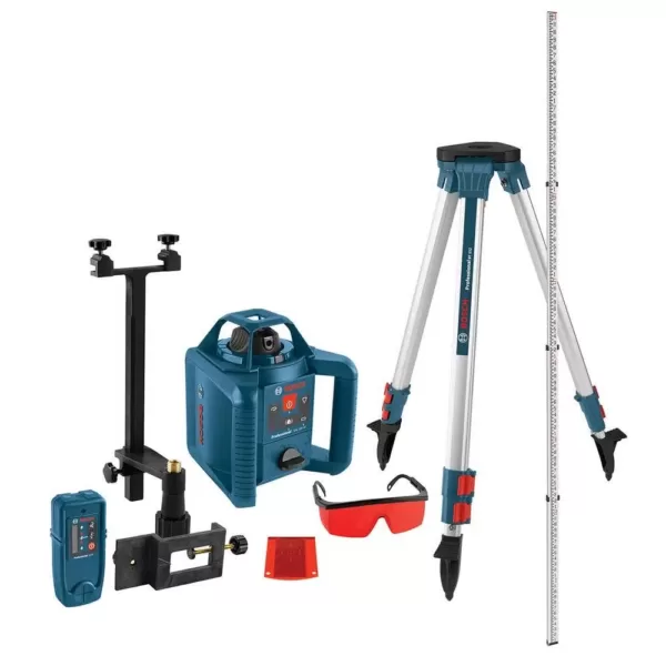 Bosch Factory Reconditioned 800 ft. Self Leveling Rotary Laser Level Kit (5-Piece)