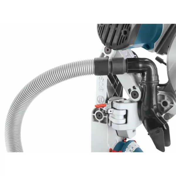 Bosch 15 Amp 12 in. Corded Dual-Bevel Sliding Glide Miter Saw with 60 Tooth Saw Blade