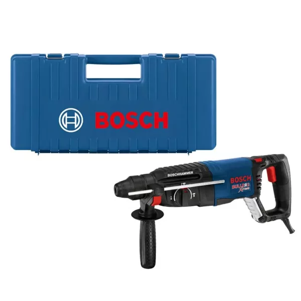 Bosch Bulldog Xtreme 8 Amp 1 in. Corded Variable Speed SDS-Plus Concrete/Masonry Rotary Hammer Drill with Carrying Case