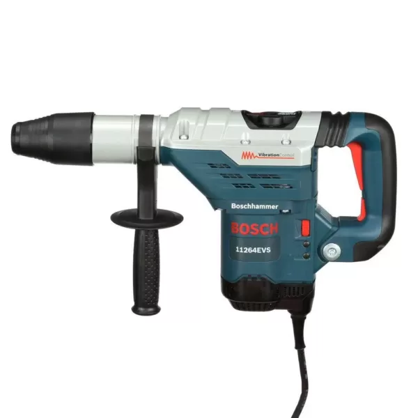 Bosch 13 Amp Corded 1-5/8 in. SDS-max Variable Speed Rotary Hammer Drill with Auxiliary Side Handle and Carrying Case