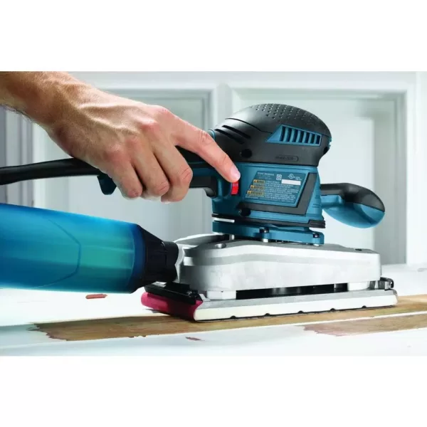 Bosch 3.4 Amp 1/2 in. Corded Electric Finishing Orbital Sander Kit with Vibration Control for 4.5 in. x 9 in. Sheets