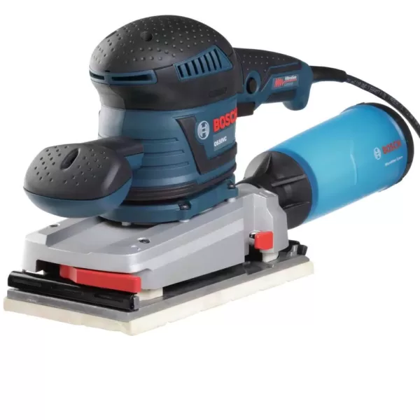 Bosch 3.4 Amp 1/2 in. Corded Electric Finishing Orbital Sander Kit with Vibration Control for 4.5 in. x 9 in. Sheets