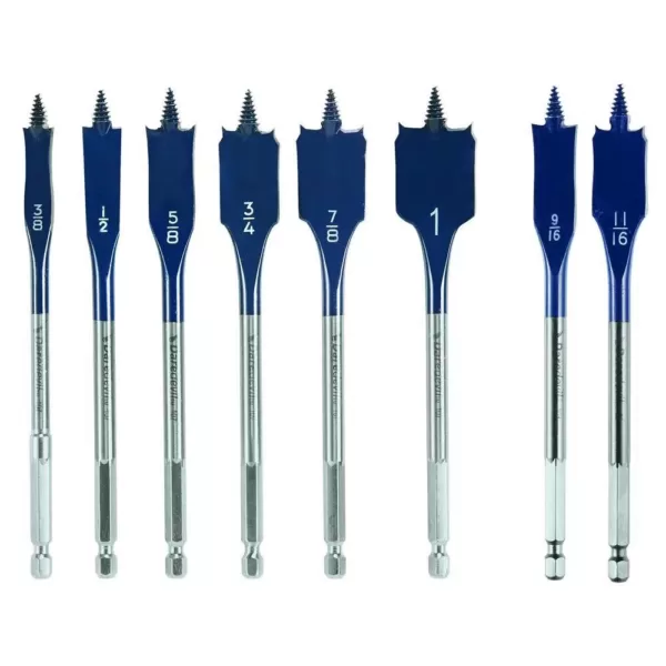 Bosch Daredevil Standard Spade Bit Set (6-Piece) + 2 Bonus Bits