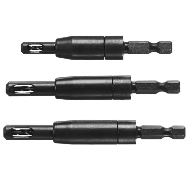 Bosch 1/4 in. Steel Clic-Change Self-Centering Drill Bit Set (3-Piece)