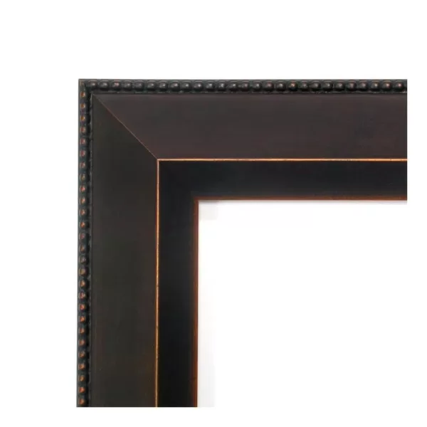 Amanti Art Signore 33 in. W x 27 in. H Framed Rectangular Bathroom Vanity Mirror in Bronze