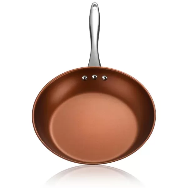 Ozeri Earth Pan ETERNA 12 in. Stainless Steel Nonstick Frying Pan in Bronze