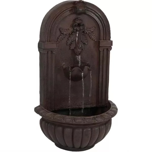 Sunnydaze Decor Florence Iron Electric Powered Wall Fountain