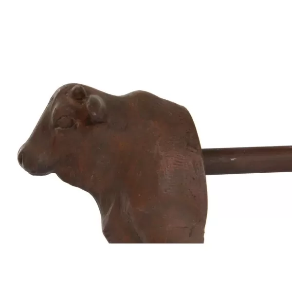 3R Studios Freestanding Brown Cow Shaped Paper Towel Holder