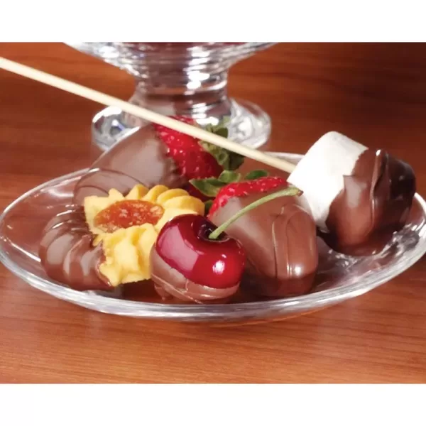 Nostalgia 3-Tier 0.5 lbs. Brown Chocolate Fondue Fountain