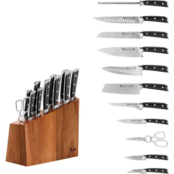 Cangshan S Series 12-Piece German Steel Forged Knife Block Set