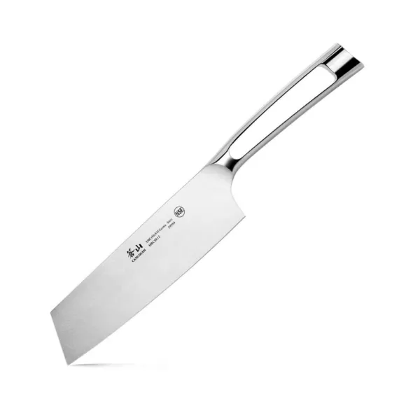 Cangshan N1 Series 7 in. German Steel Forged Nakiri Vegetable Cleaver