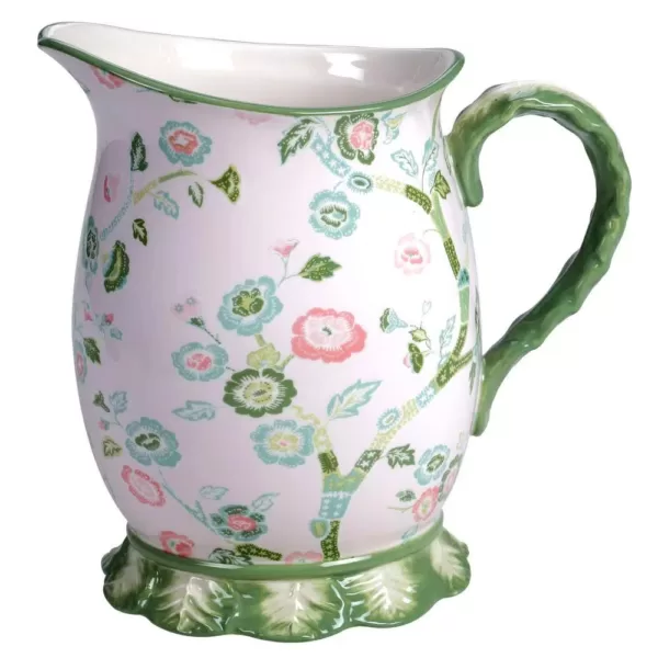 Certified International English Garden 96 oz. Multicolored Pitcher