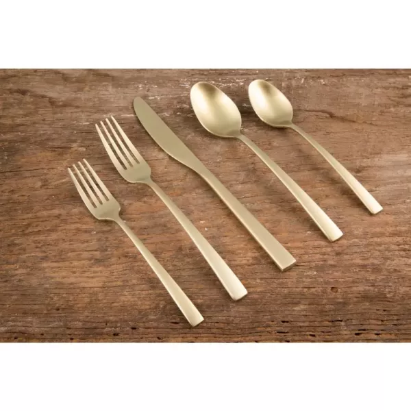 Fiesta Spark Champagne Satin 18/0 20-Piece Flatware Set (Service for 4)