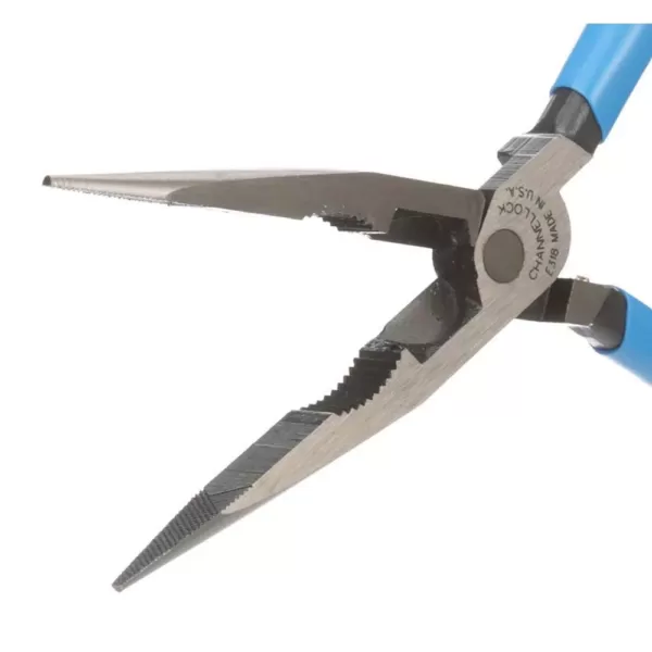 Channellock 8 in. XLT High Leverage Long Nose Plier, with Pipe Grip