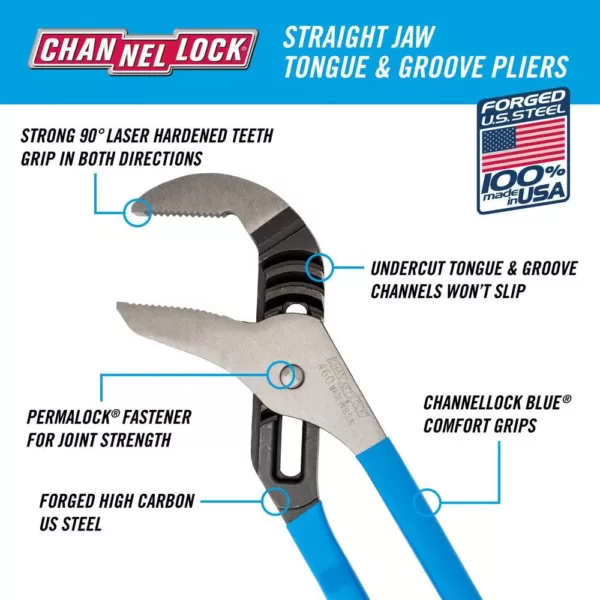 Channellock 16-1/2 in. Tongue and Groove Plier