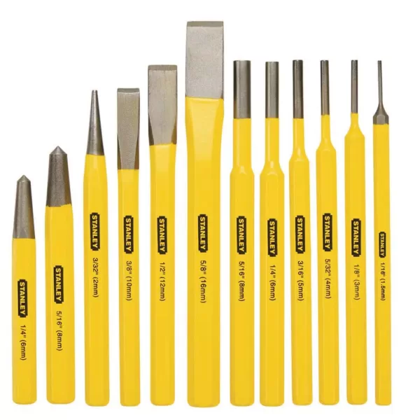 Stanley Punch and Chisel Kit (12-Piece)