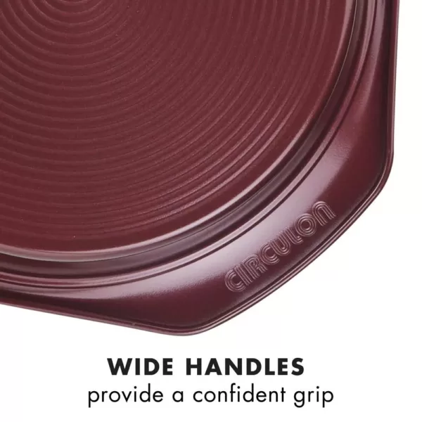 Circulon Bakeware Nonstick Cookie Pan, 10-Inch x 15-Inch, Merlot