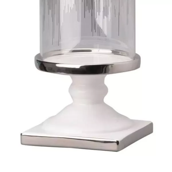 Benjara Admirably Modern Pedestal Candle Holder