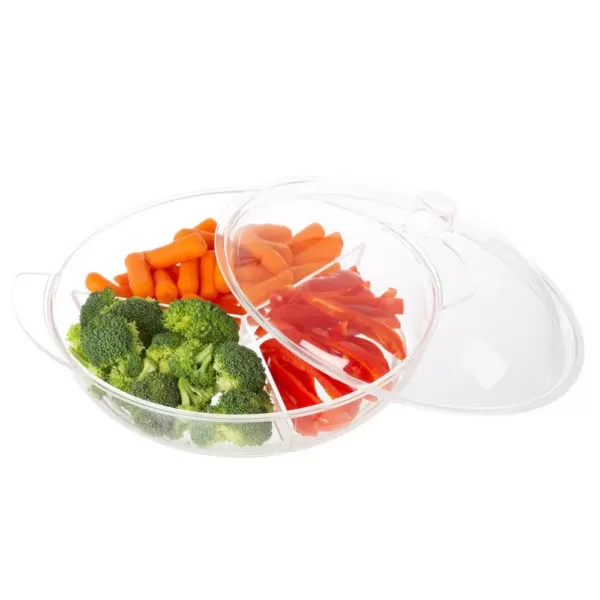 Classic Cuisine Cold Veggie Tray Serving Platter