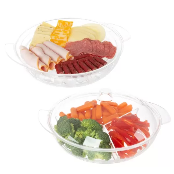 Classic Cuisine Cold Veggie Tray Serving Platter