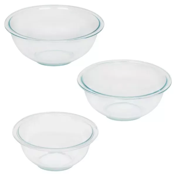 Pyrex Glass Mixing Bowl Set (3-Piece)