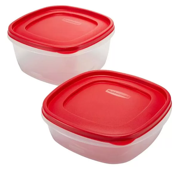 Rubbermaid Easy Find Lids 10-Piece Red Food Storage Container Set