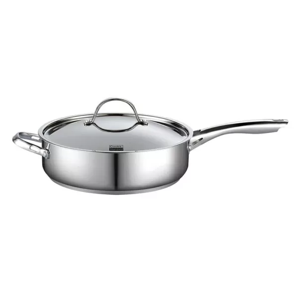 Cooks Standard Classic 5 qt. Stainless Steel Saute Pan with Lid