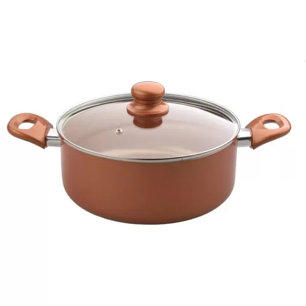 Brentwood Appliances 7-Piece Copper Nonstick Cookware Set in Copper