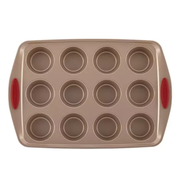 Rachael Ray Cucina 10-Piece Latte and Cranberry Bakeware Set