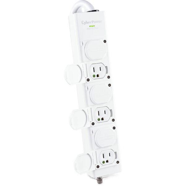 CyberPower 6-Outlet Medical-Grade Surge Protector (White)